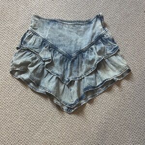 Mother Denim Women's Skirt - Light Blue